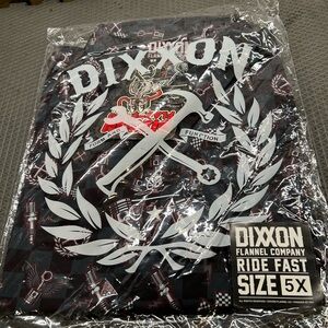 Dixxon Flannel Co. RIDE FAST Button-Up Shirt Mens 5XL NWT
